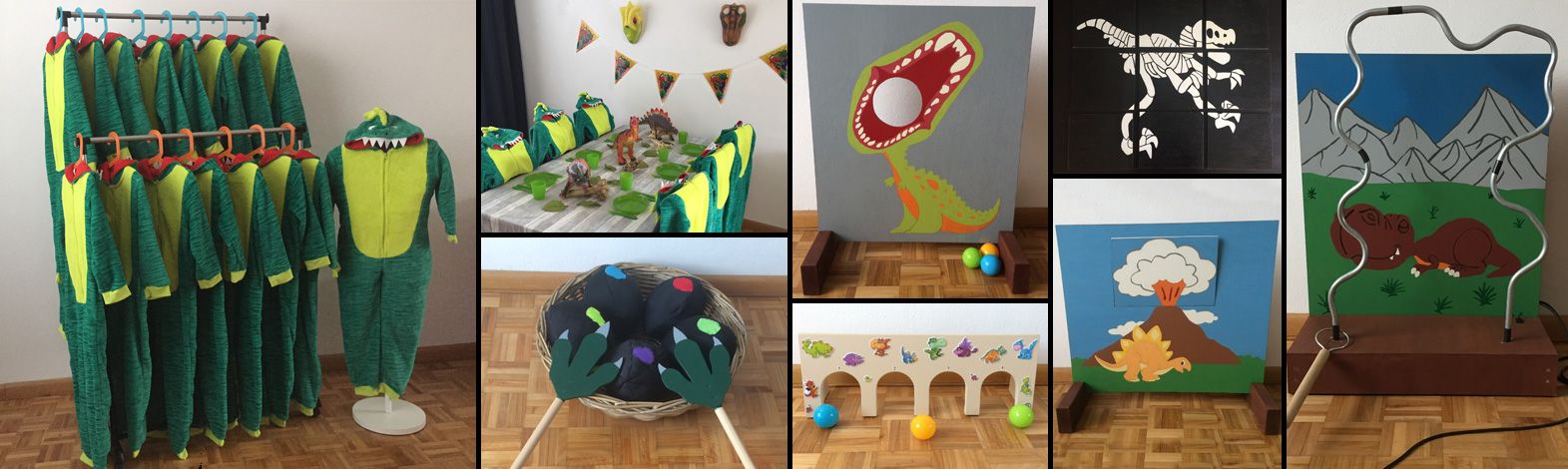 Dinosaurus spellen huren bij Hoera Feestje