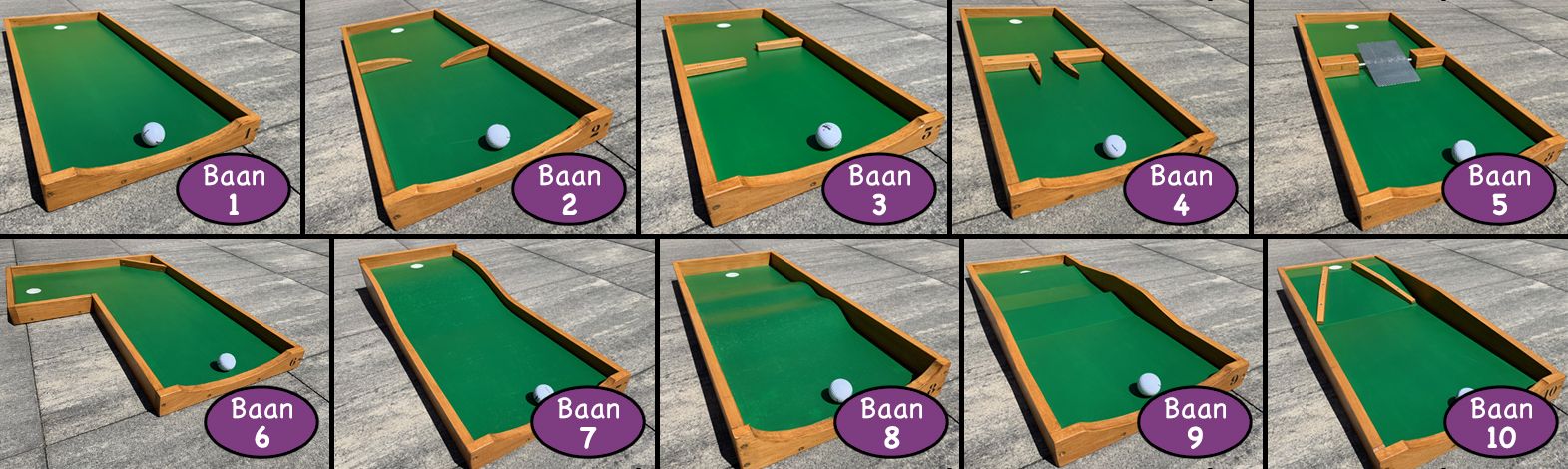 Golfbanen huren bij Hoera Feestje