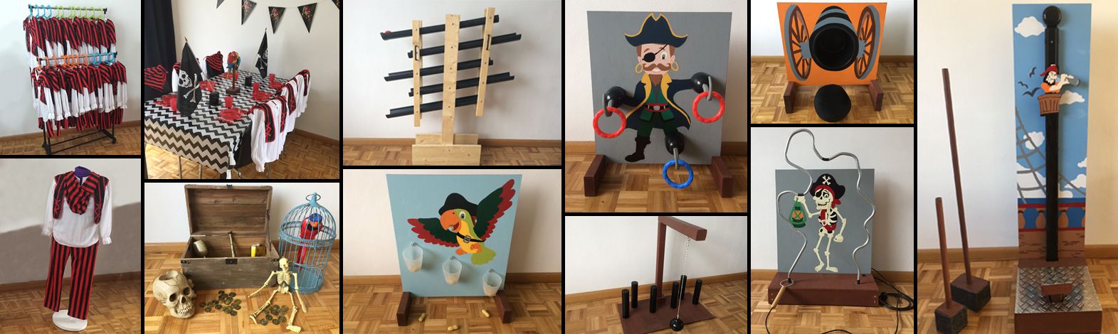 Piraten spellen huren bij Hoera Feestje