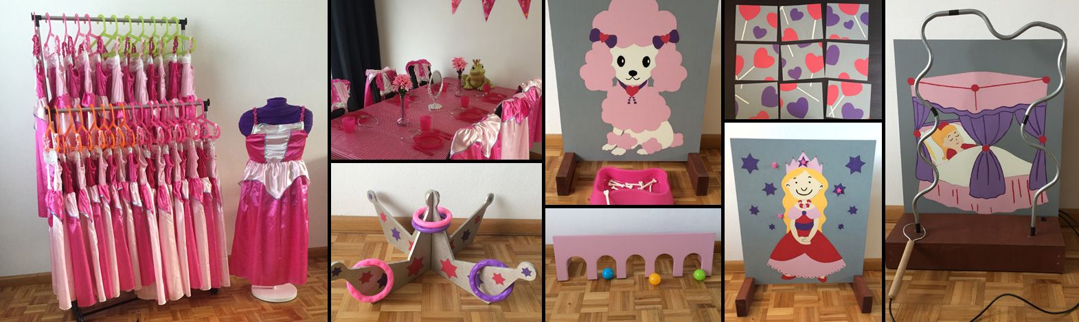 Prinsessen spellen huren bij Hoera Feestje