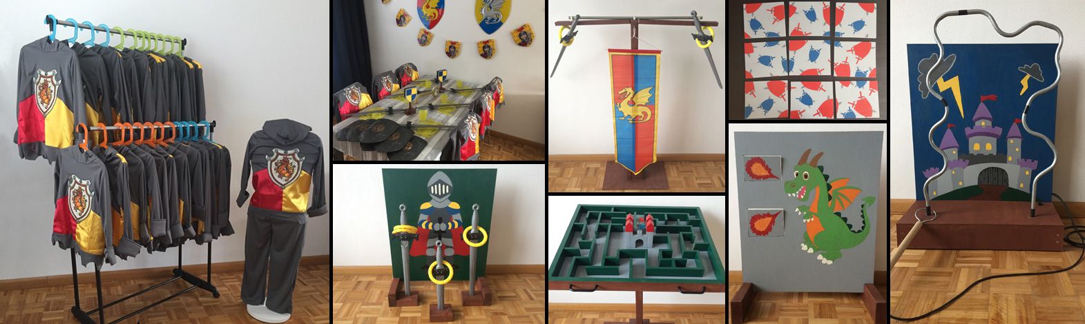 Ridder spellen huren bij Hoera Feestje
