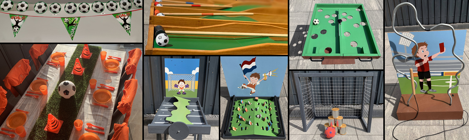 Voetbal spellen huren bij Hoera Feestje