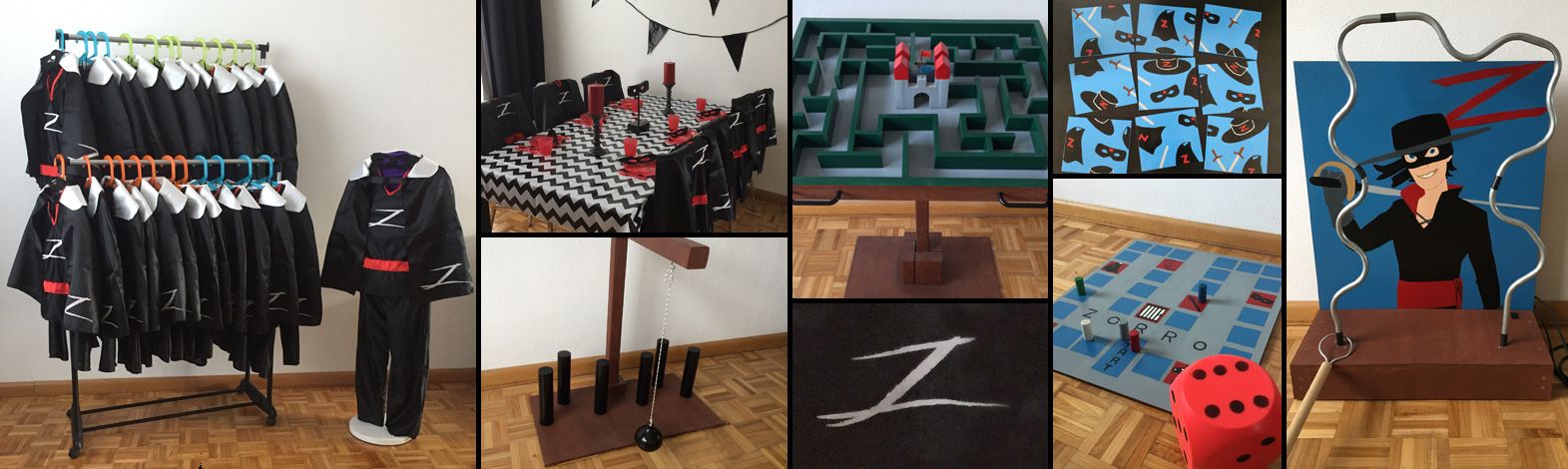 Zorro spellen huren bij Hoera Feestje