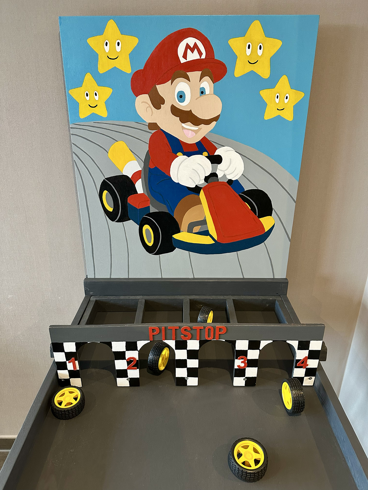 Mario kart pitstop spel