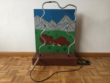 Spiraalspel de slapende dinosaurus