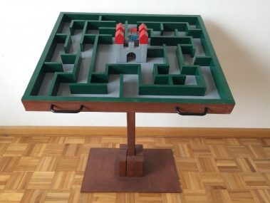 Doolhofspel kasteeltuin