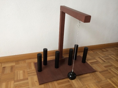 Slingerbal dynamiet staven