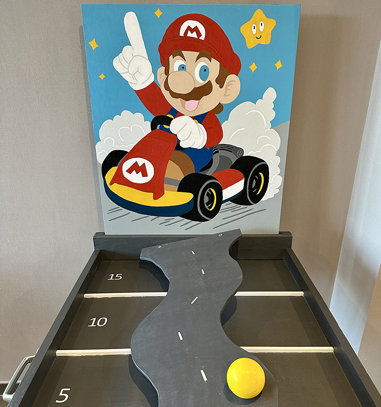 Super Mario kart wiebelplank